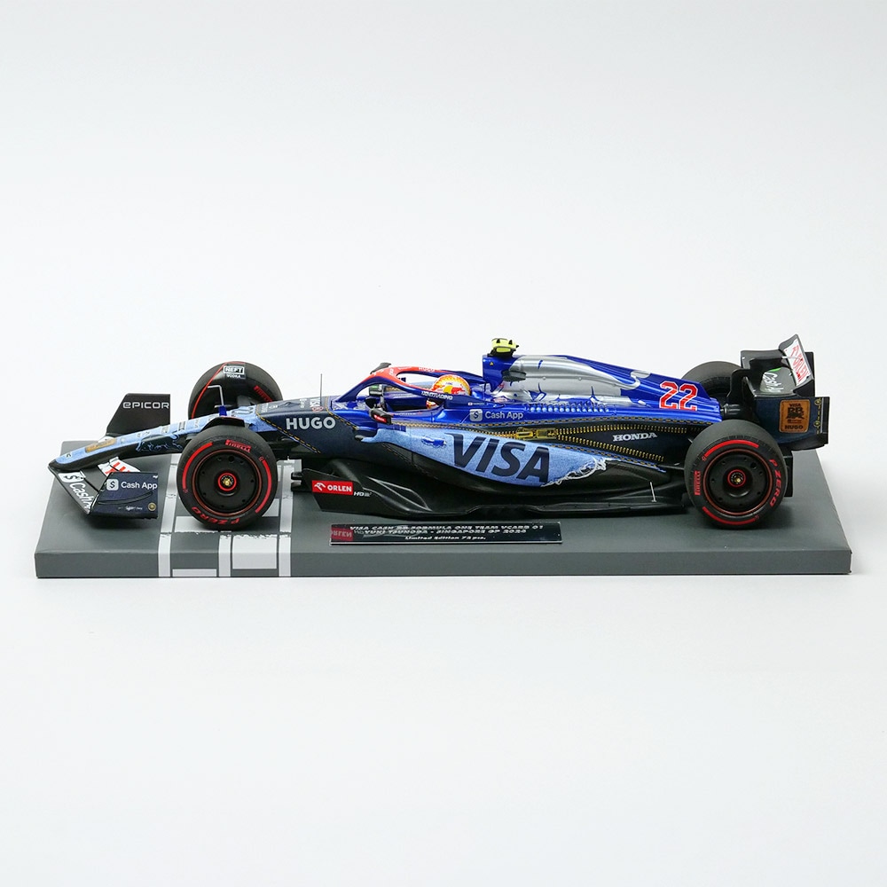 MINICHAMPS 1/18スケール ビザ キャッシュ RB F1チーム VCARB 01 角田