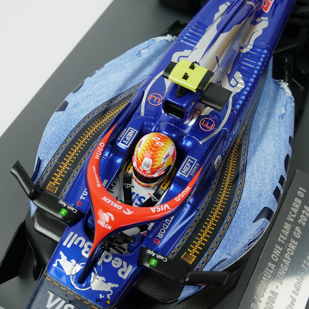 MINICHAMPS 1/18スケール ビザ キャッシュ RB F1チーム VCARB 01 角田