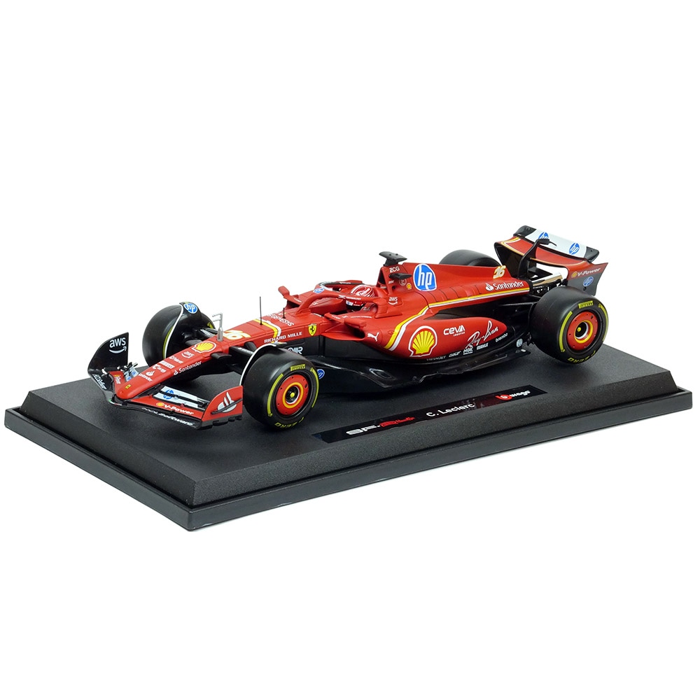 Bburago 1/18スケール フェラーリ SF24 C.ルクレール #16 2024 レッド