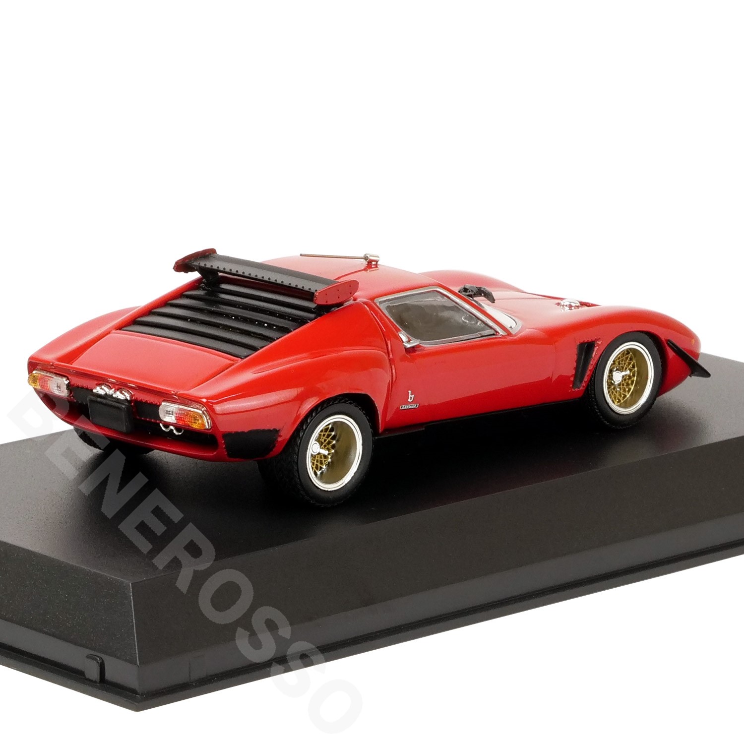 京商 1/43スケール ランボルギーニ ミウラ SVR (レッド/ブラック