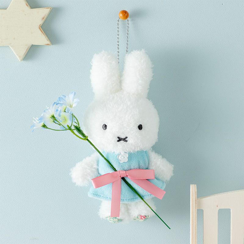 Flower Miffy ほわほわマスコット ネモフィラブルー アートフラワー