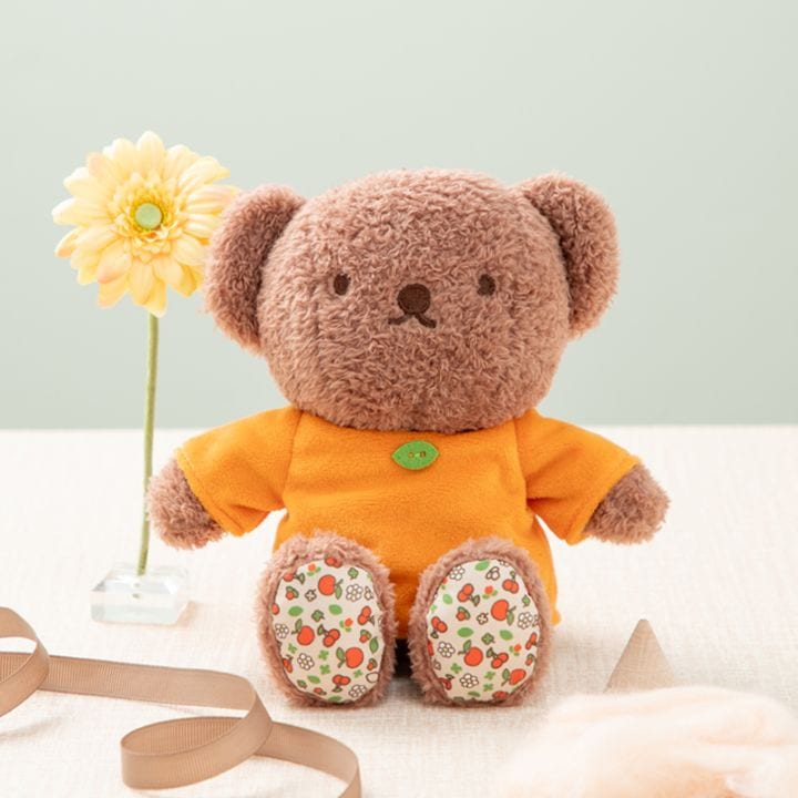 Flower Miffy ほわほわマスコット カモミールエプロンドレス グリーン