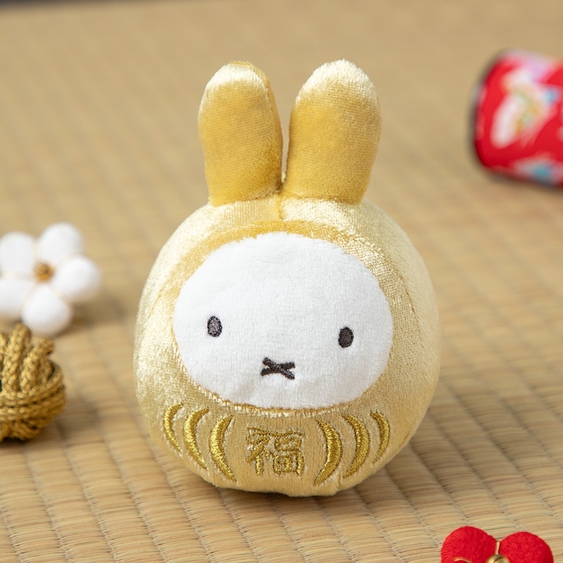 ミッフィー 福だるま マスコットキーチェーン 金 | グッズ商品