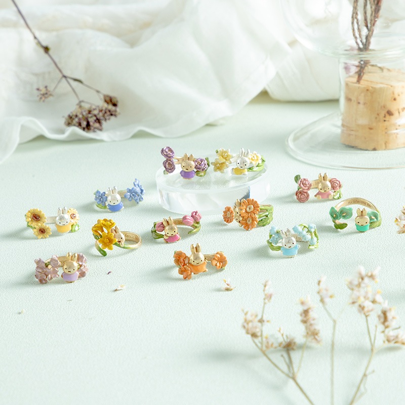 Flower Miffy パルナートポックコラボ フラワーリング バラ（ボックス