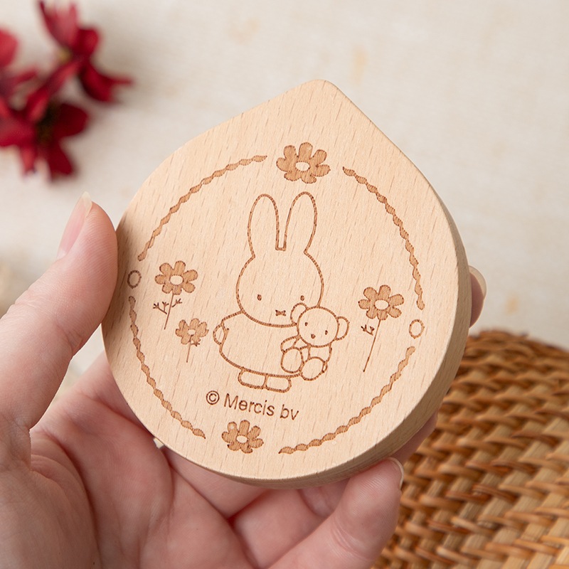 Flower Miffy スライドミラー チョコレートコスモス アートフラワー