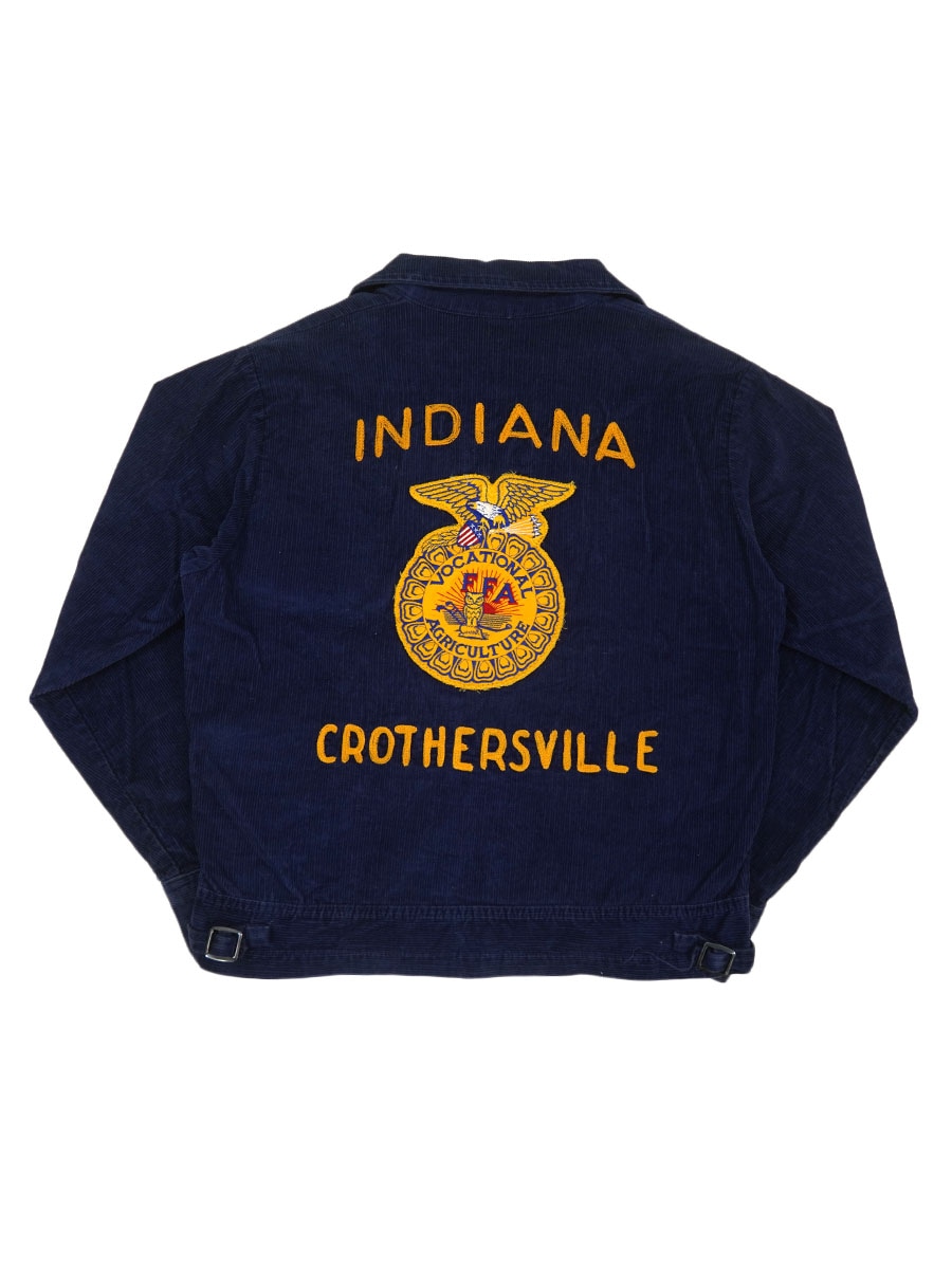 70's ''INDIANA CROTHERSVILLE'' FFAジャケット 表記(38) ピンズ付き