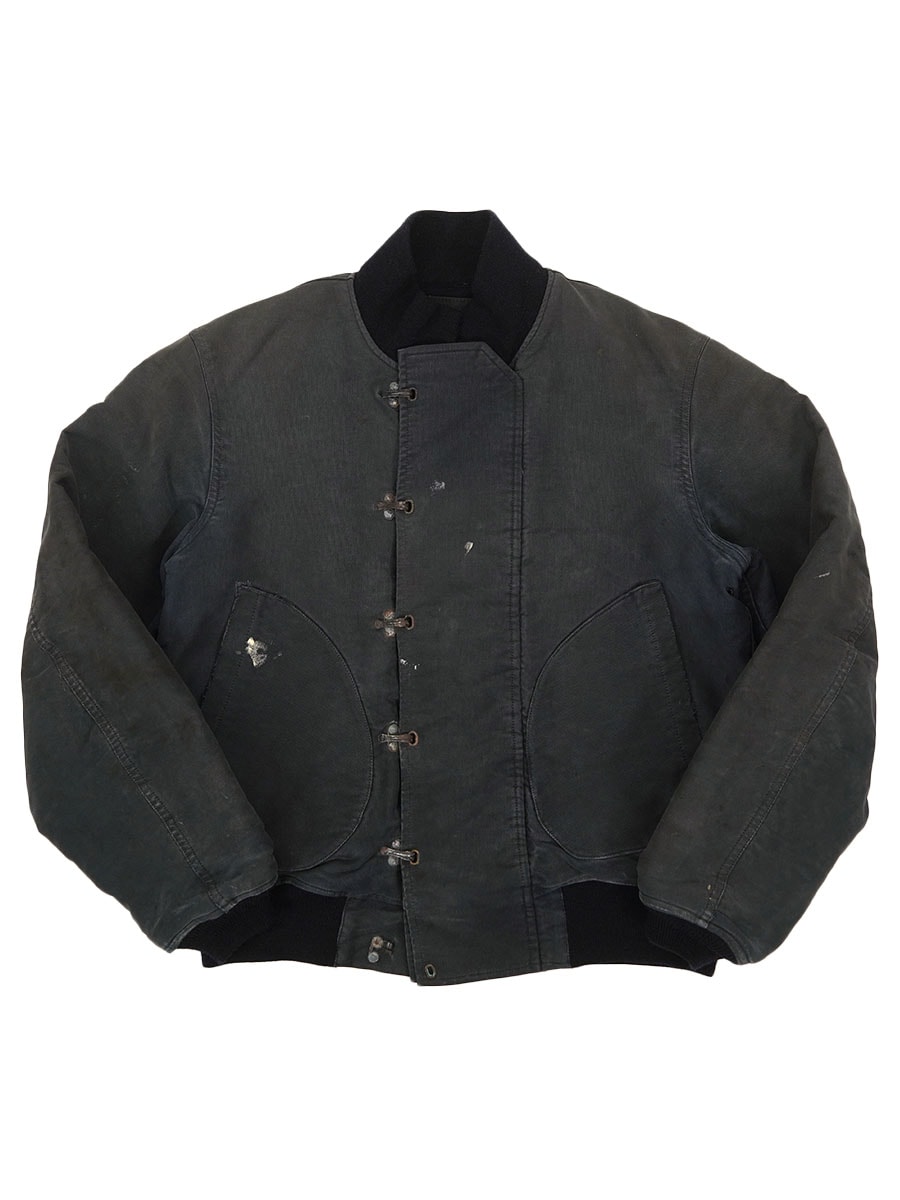 40's U.S.NAVY デッキフックジャケット 背面ステンシル 表記(38