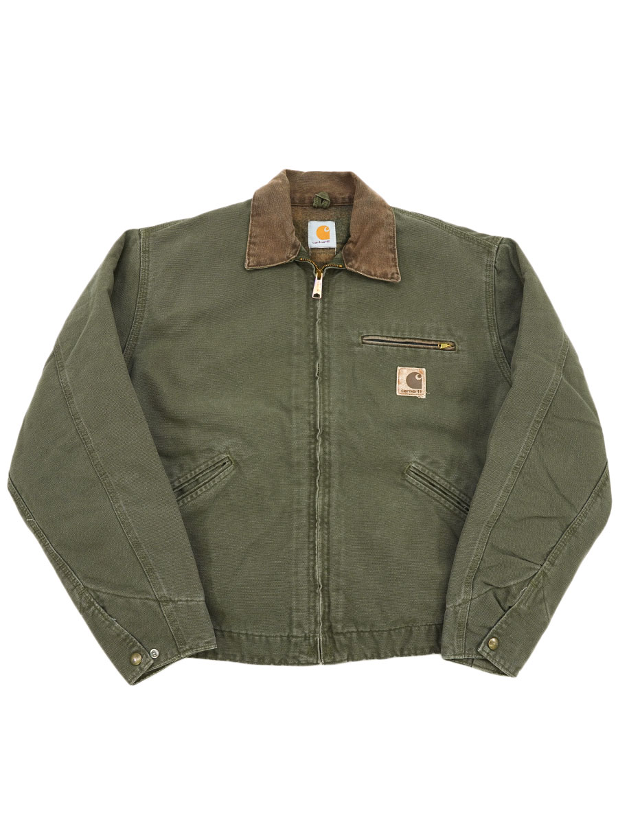 カーハート ブランケットライナー デトロイトジャケット モスグリーン