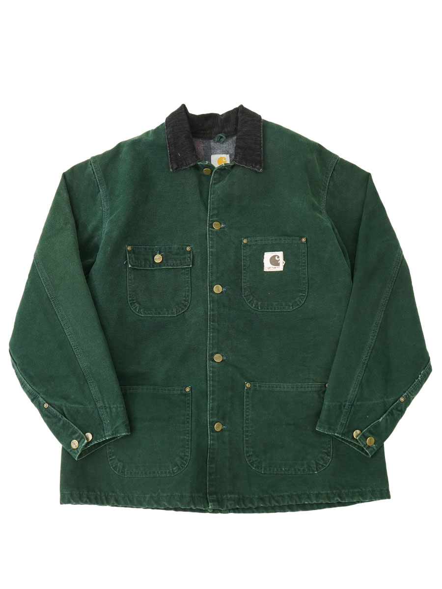 USA製 カーハート ミシガンチョアコート ブランケットライナー ダーク