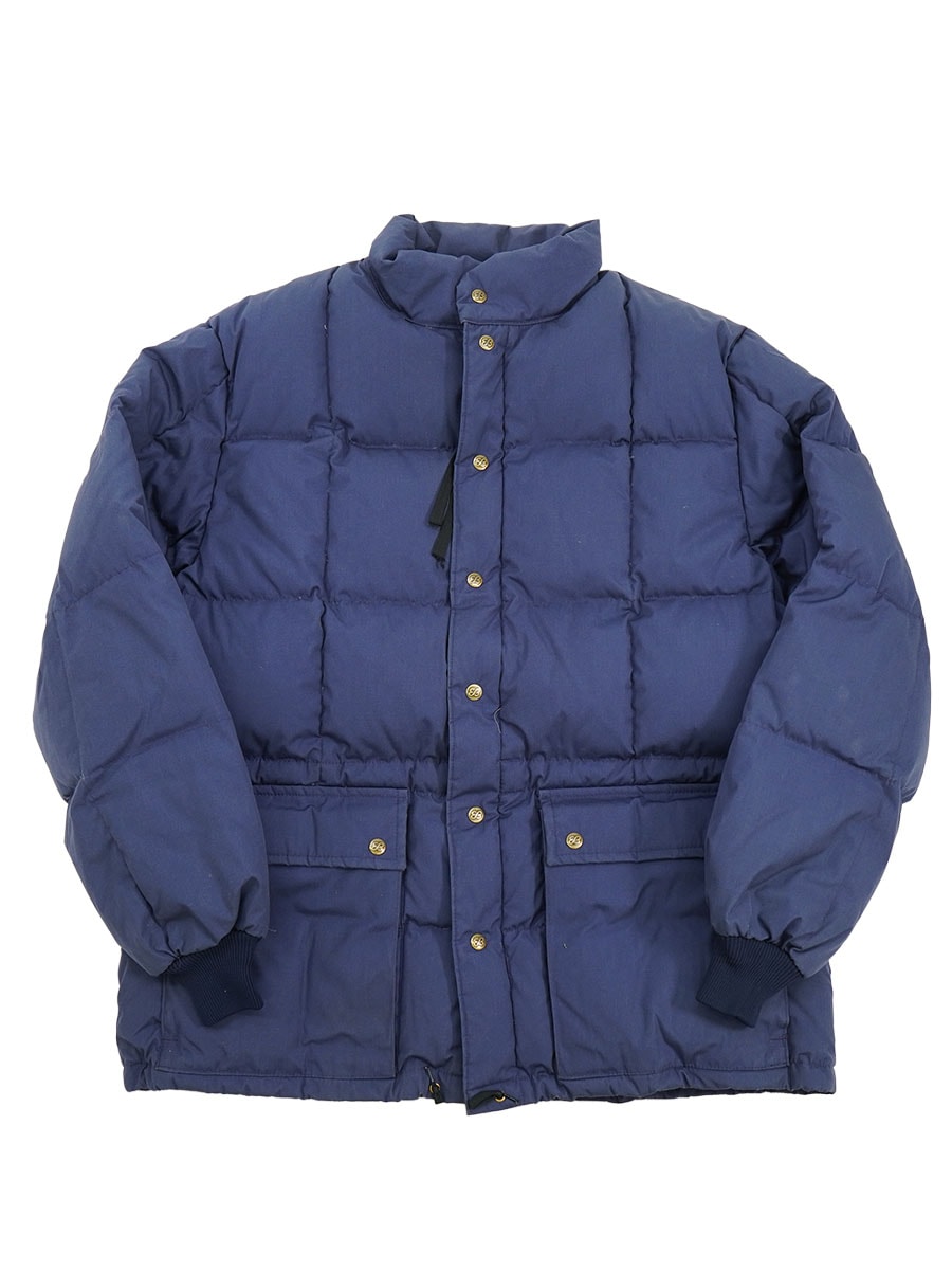 80's 黒タグ エディーバウアー カラコラム ダウンジャケット ネイビー