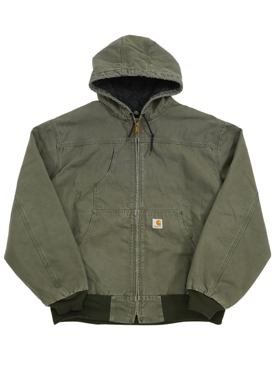 MEXICO製 カーハート J318 アクティブジャケット モスグリーン 表記(XL