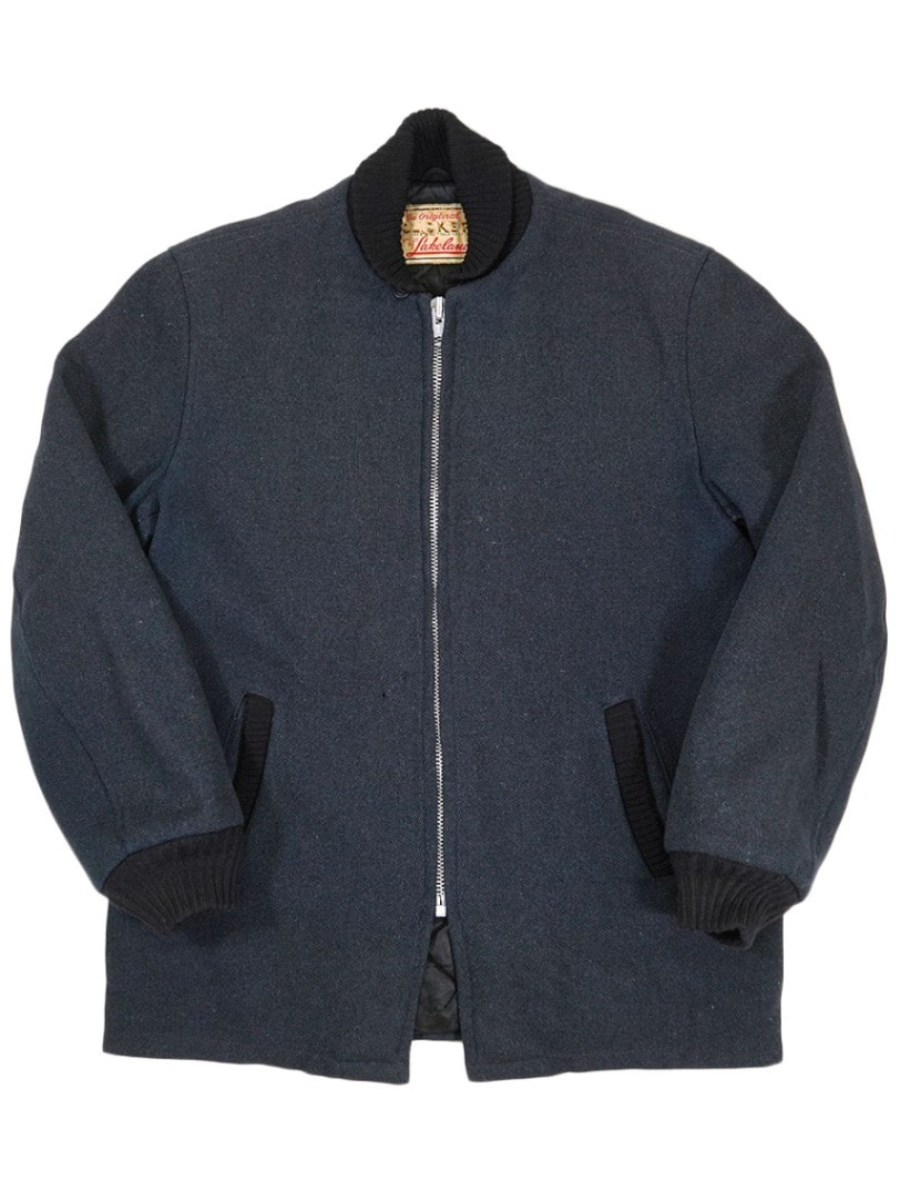 50's Lakeland CLICKER ファラオジャケット チャコールブルー 実寸(40