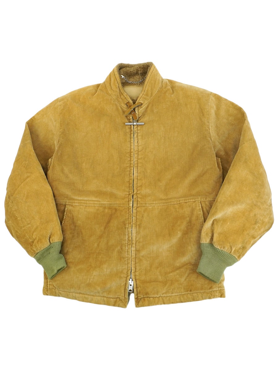70's MIGHTY MAC 裏ボア 太畝コーデュロイジャケット ベージュ 表記(40