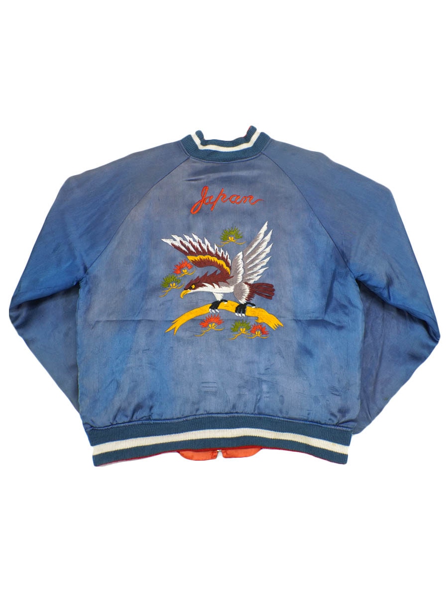 50's ビンテージ スカジャン 鷹x虎 実寸(L位) | NEW ITEM