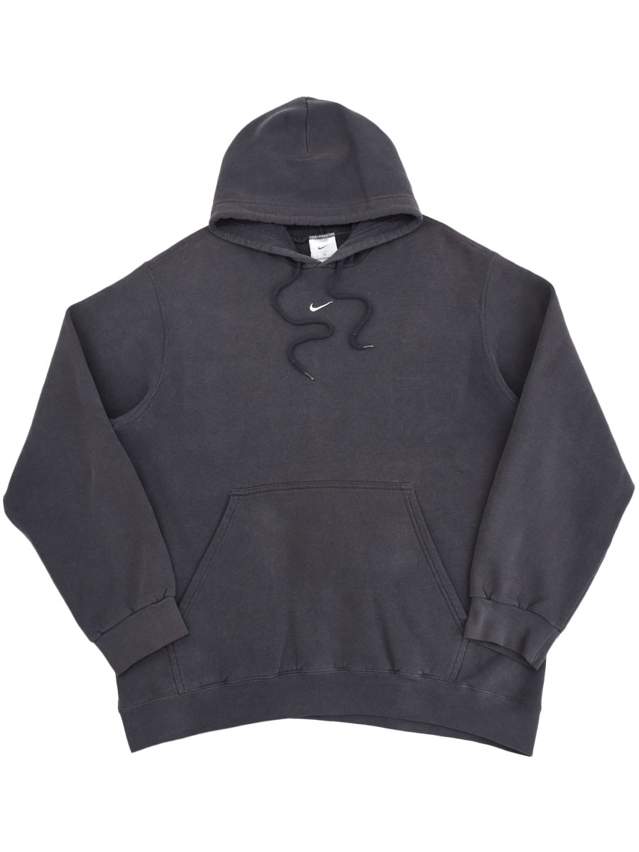 00's NIKE センタースウォッシュ刺繍 スウェットパーカ