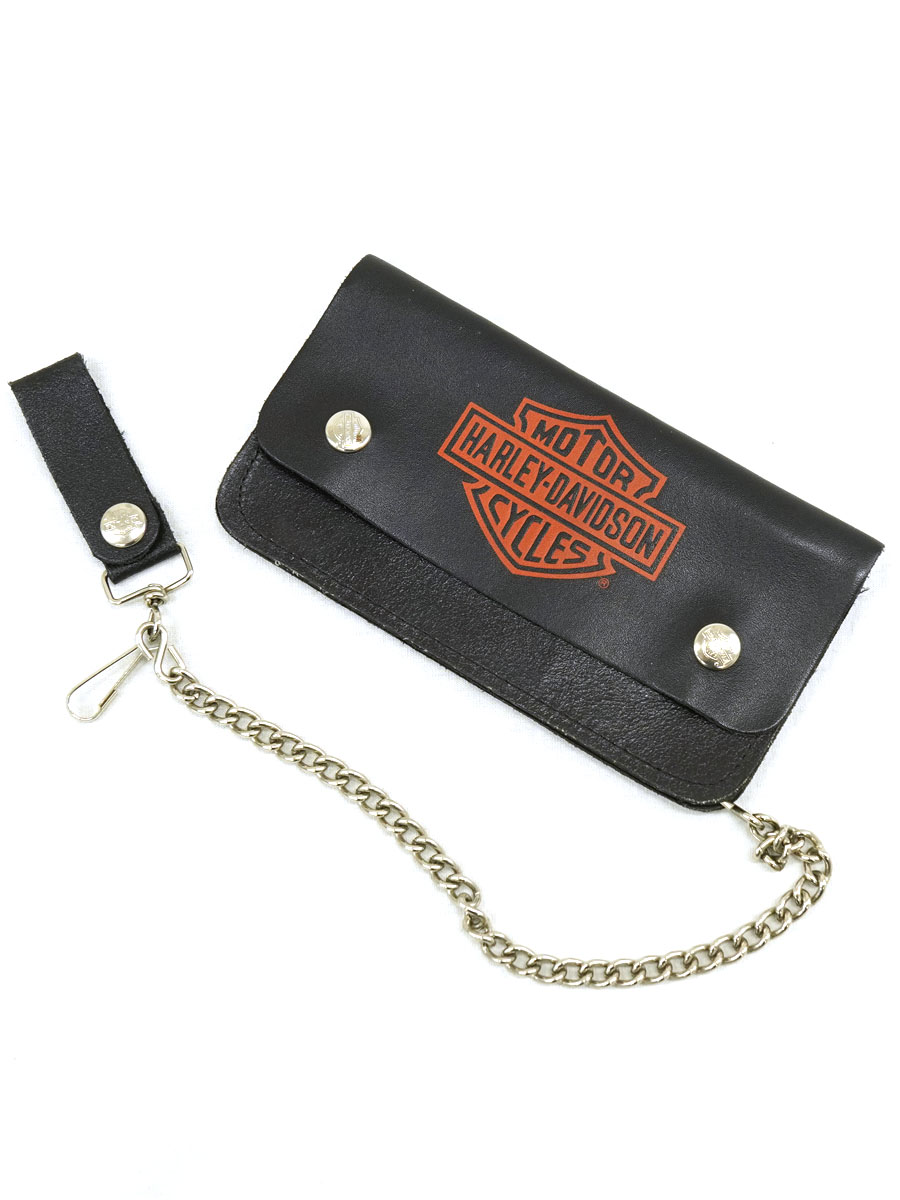 80's HARLEY-DAVIDSON バーアンドシールド ロングウォレット＋チェーン