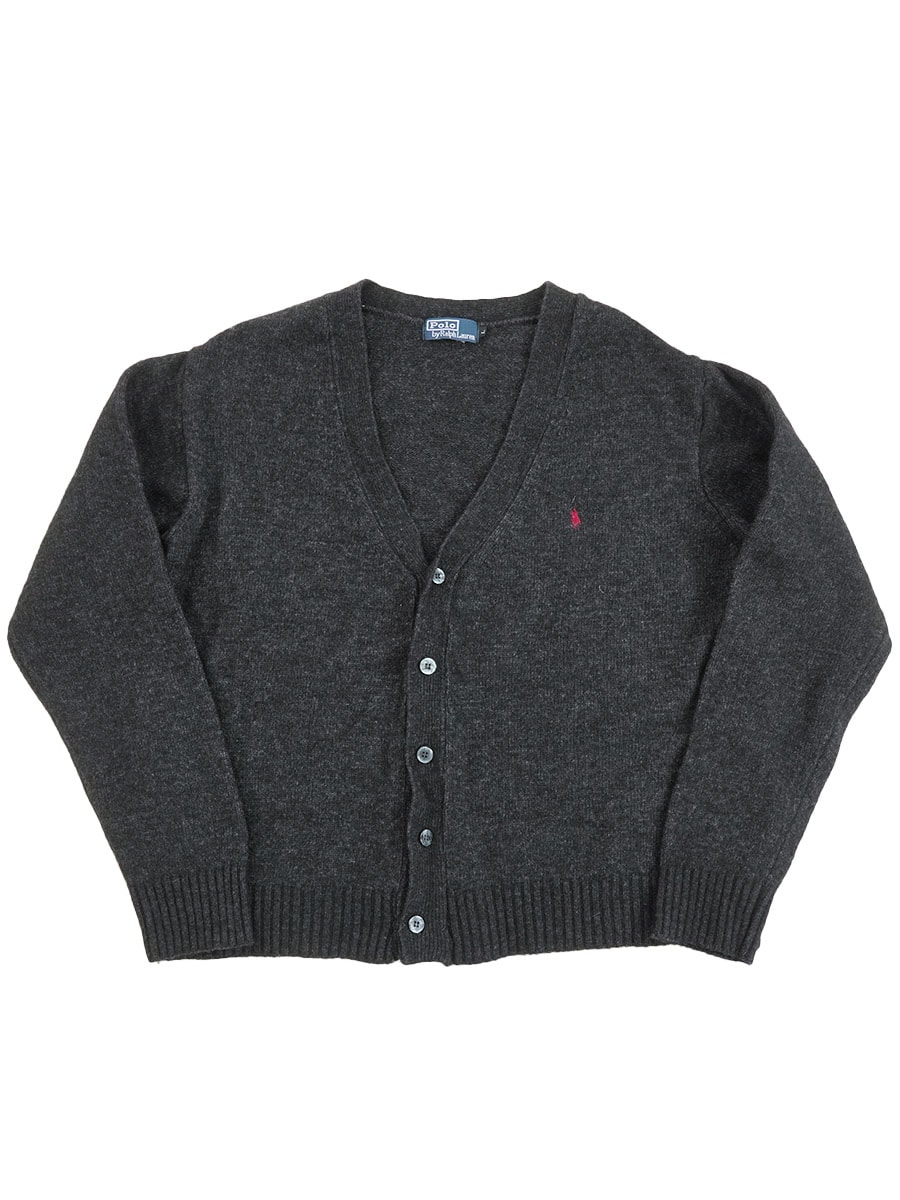 ラルフローレン ウールニットカーディガン 表記(L) 黒 | すべての商品