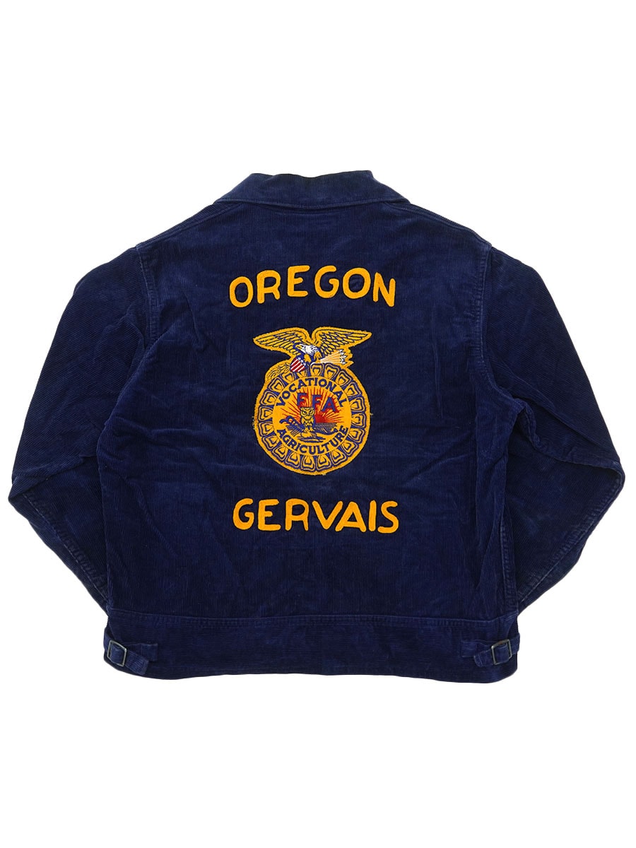 60's ''OREGON GERVAIS'' FFAジャケット 実寸(40位) バッチ付き