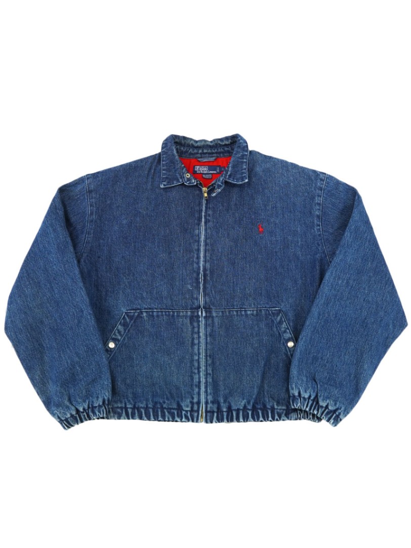 80's～ ラルフローレン デニムスウィングトップ 表記(L) | すべての