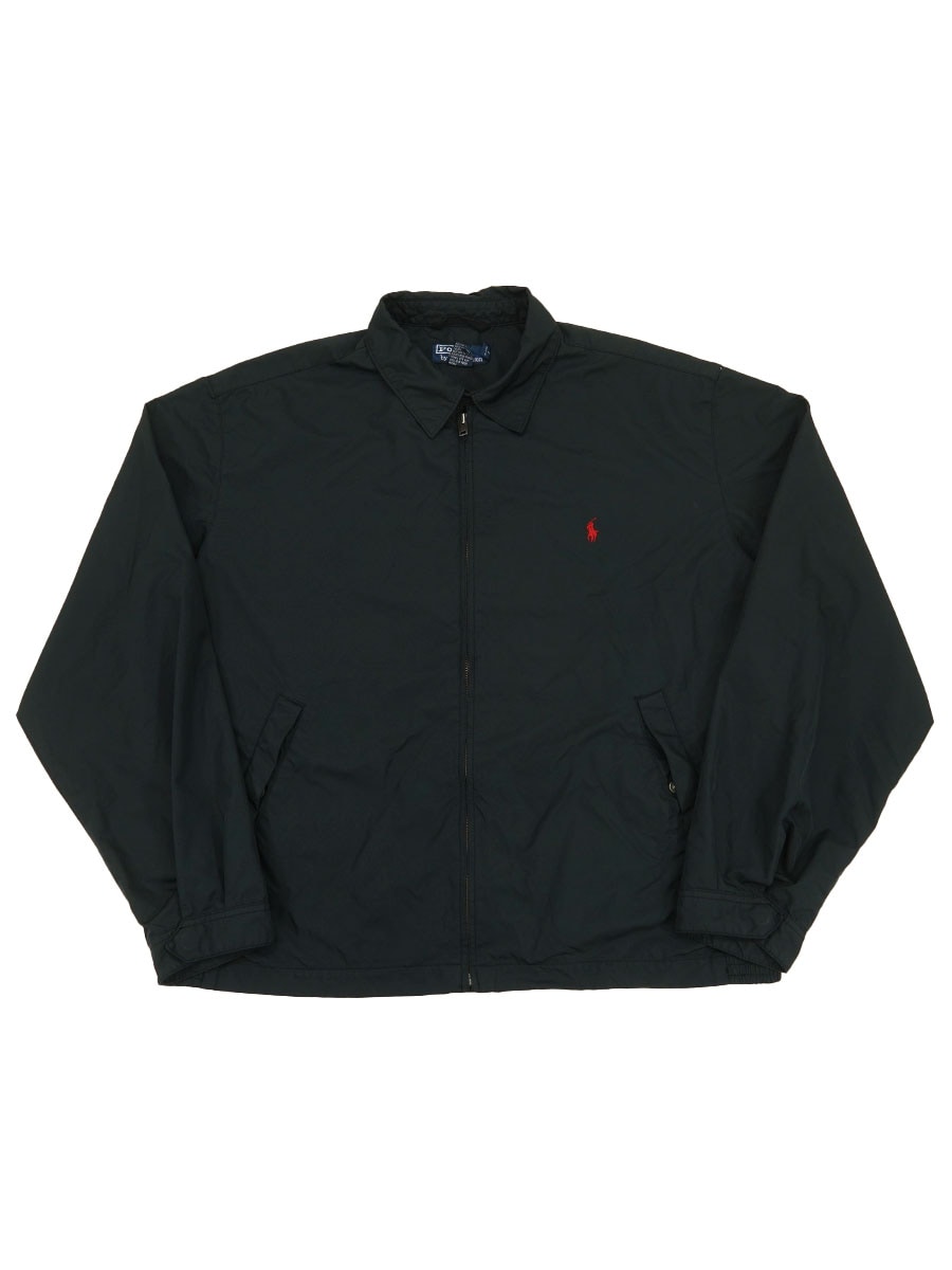 ラルフローレン ナイロンスウィングトップ 表記(L) ブラック | すべて