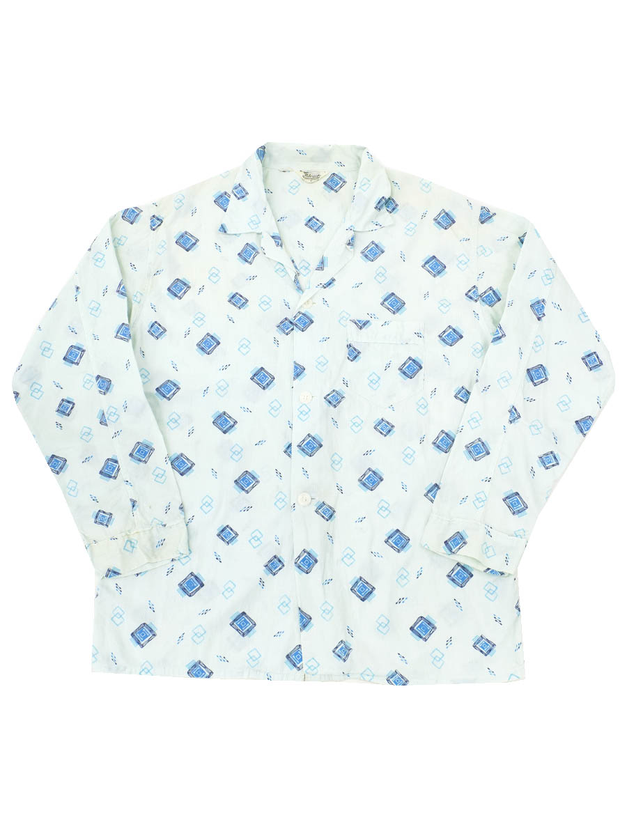 60's Niterest 総柄 パジャマシャツ 実寸(XL位) | すべての商品