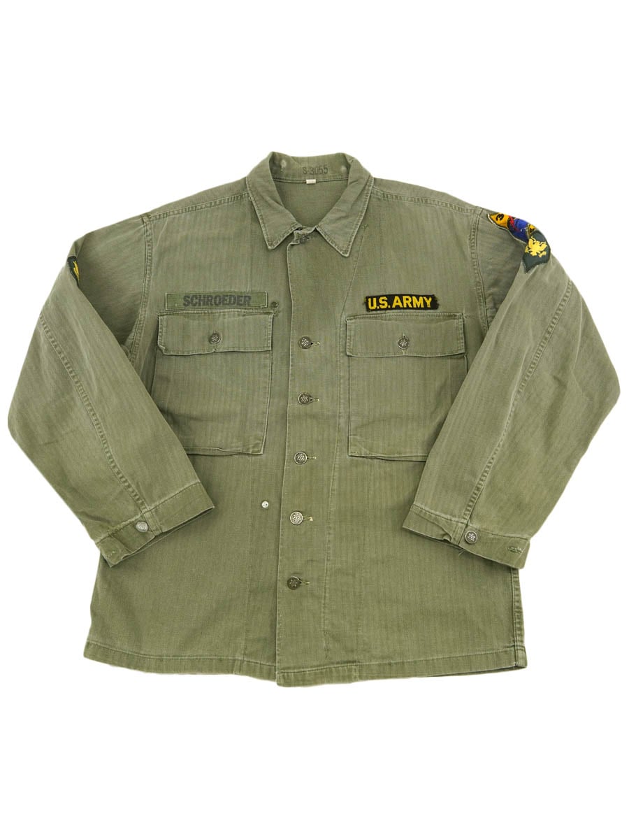 40s M-43 13スター 13ボタン HBT ヘリンボーン ミリタリシャツ