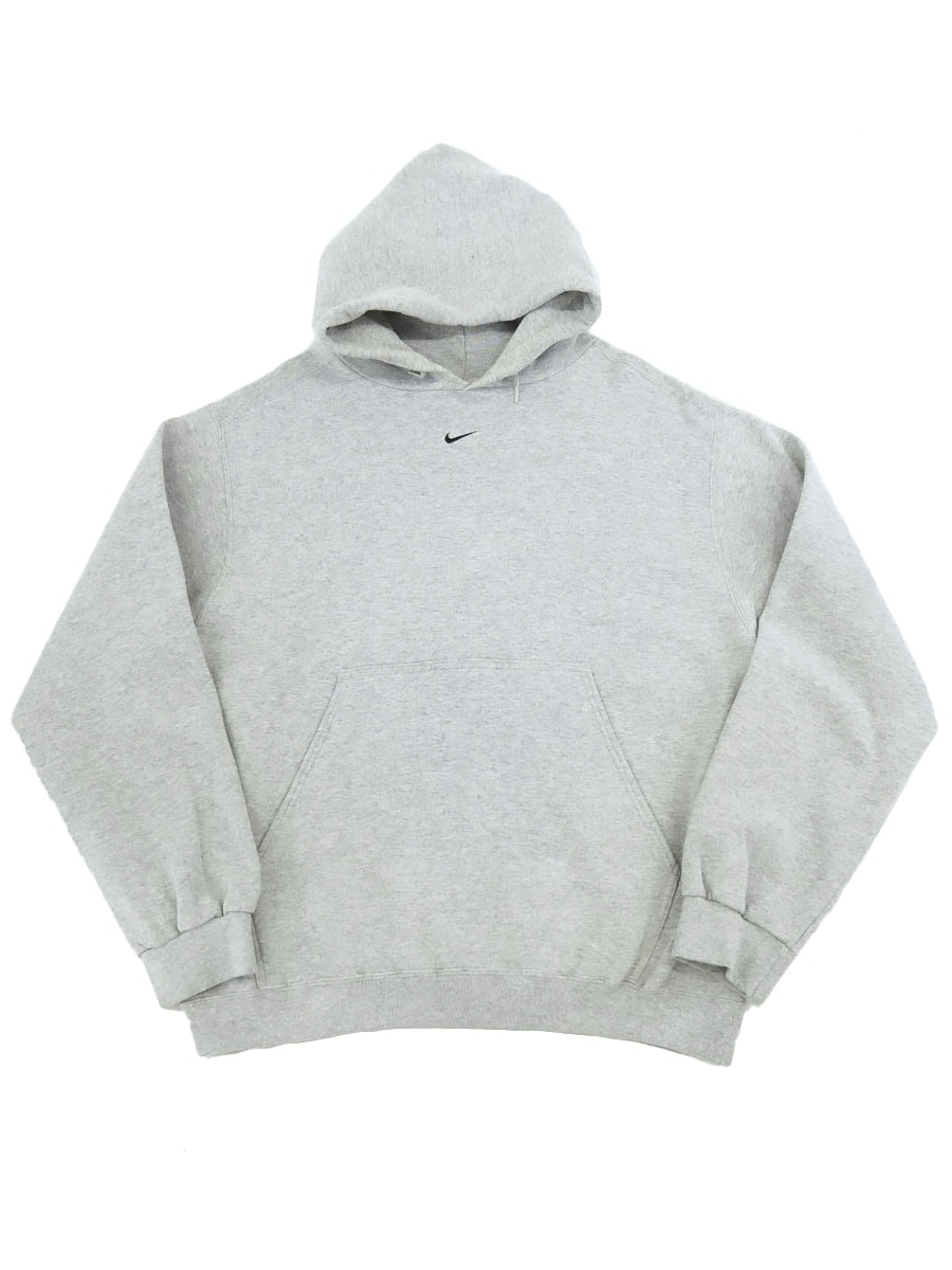 90's NIKE センタースウォッシュ スウェットパーカー 杢グレー 表記(L