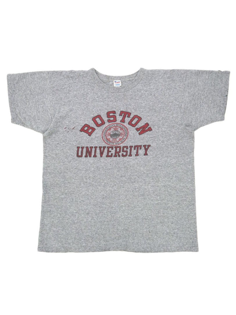 80's トリコタグ チャンピオン ''BOSTON UNIVERSIY'' 3段染み込み