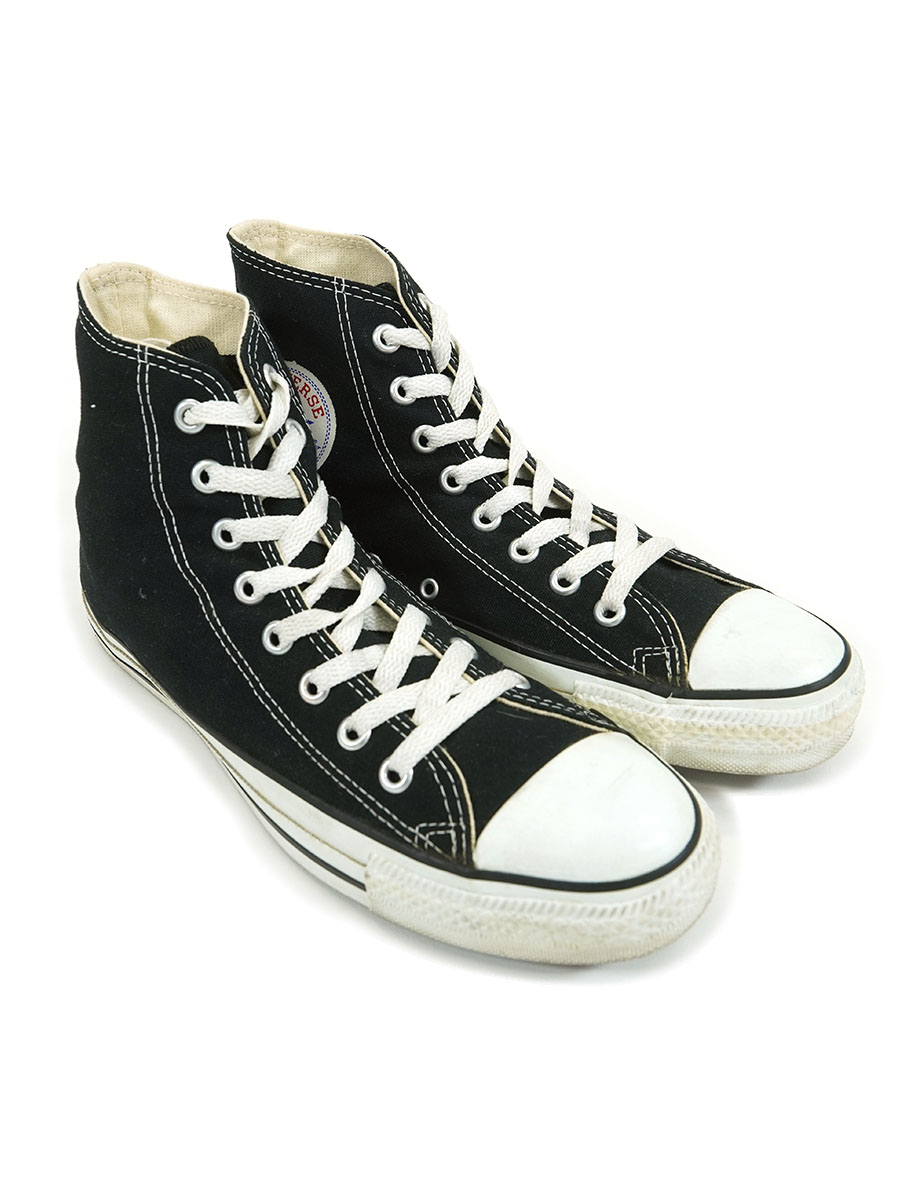 90's コンバース オールスター HI ブラック 表記(8) USA製 | すべての
