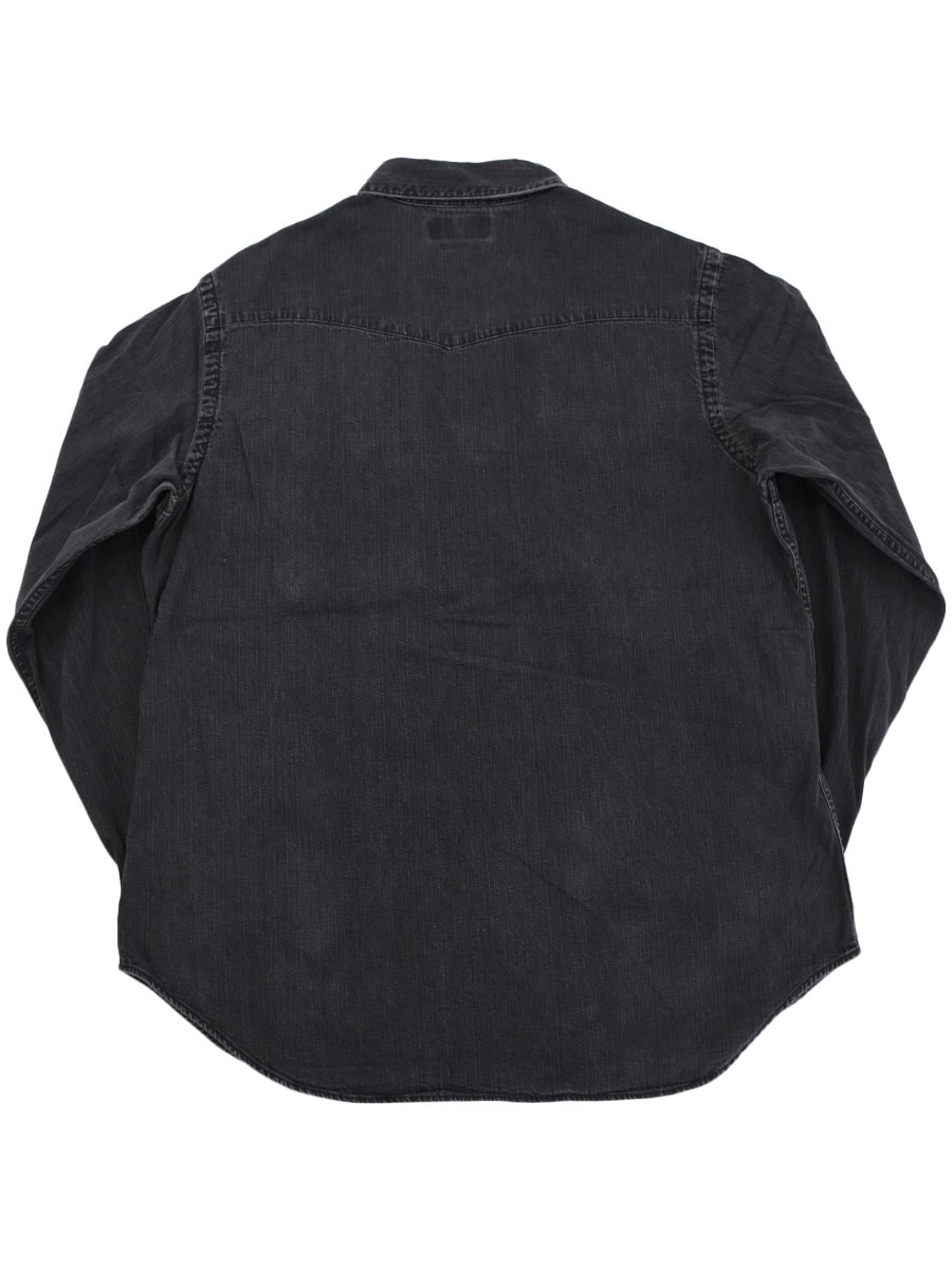 ラルフローレン ブラックデニム ウエスタンシャツ 実寸(XL位) | SOLD
