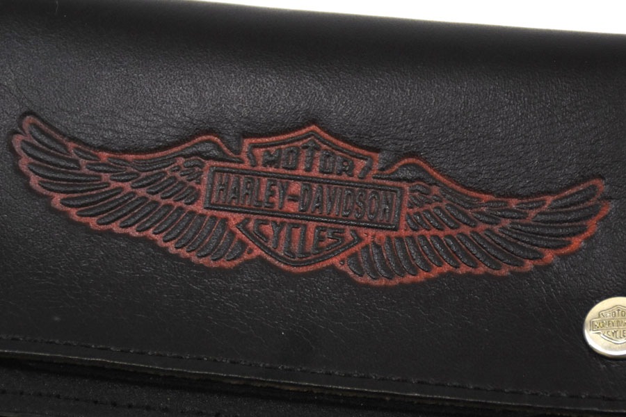 80's HARLEY-DAVIDSON ウォレット ブラック チェーン付き DEAD | SOLD
