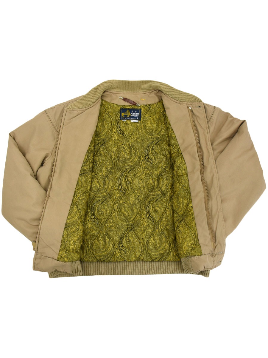 70's～ Derby of San Francisco ダービージャケット ベージュ 表記(42