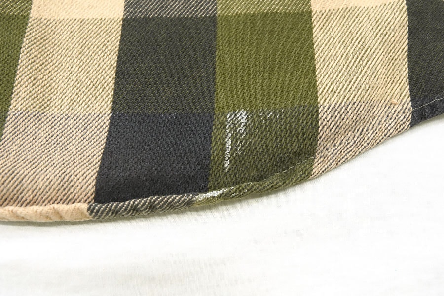 70's FROSTPROOF ブロックチェック フランネルシャツ 表記(M) USA製