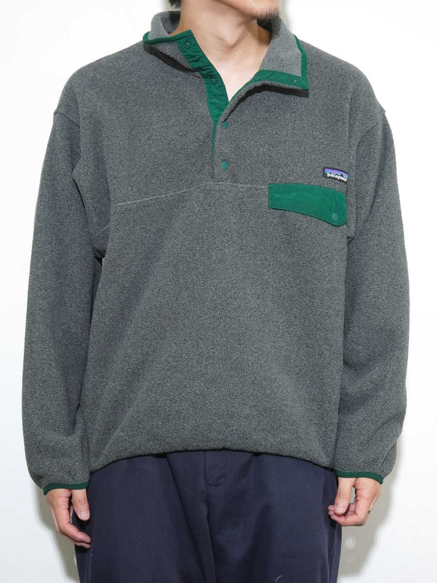15's パタゴニア シンチラスナップTプルオーバー ニッケル/ハンター