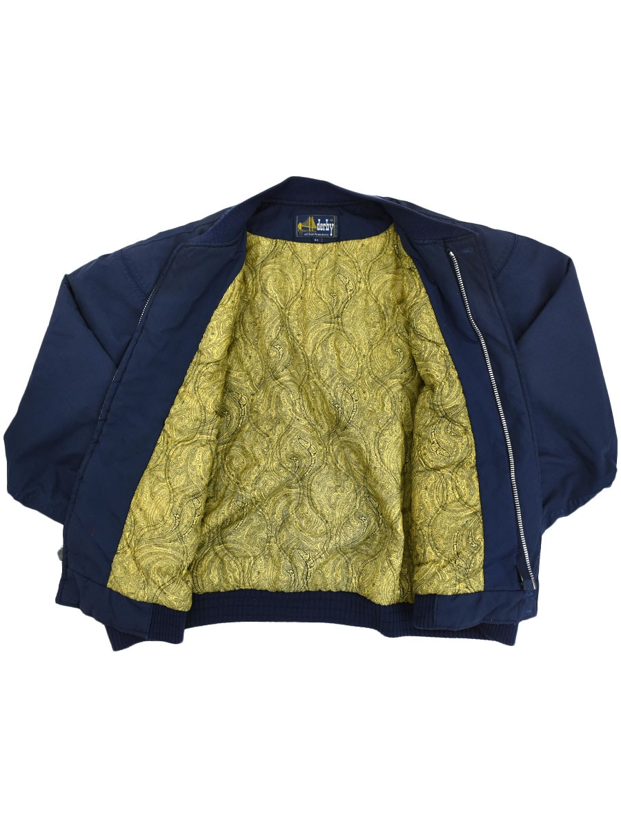 80's Derby of San Francisco ダービージャケット ネイビー 表記(4X