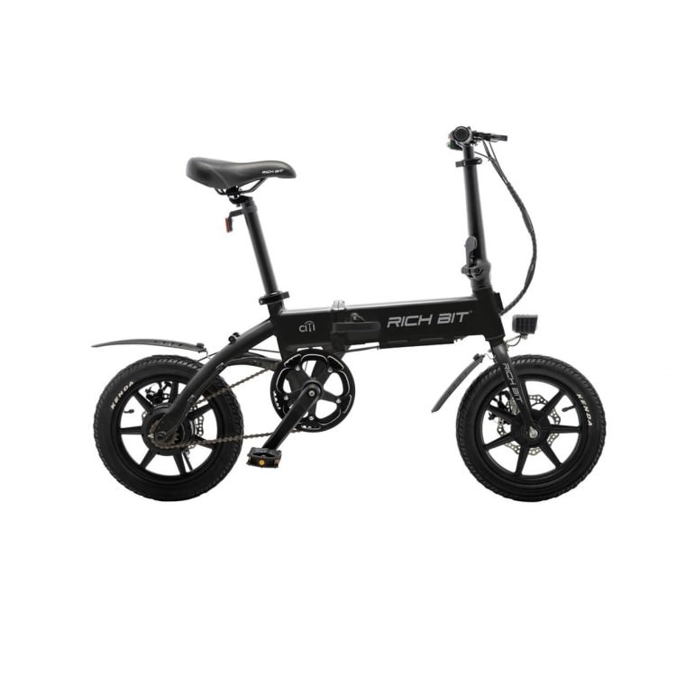 電動アシスト自転車] RICHBIT CITY ASSIST(シティブラック)｜折り畳み