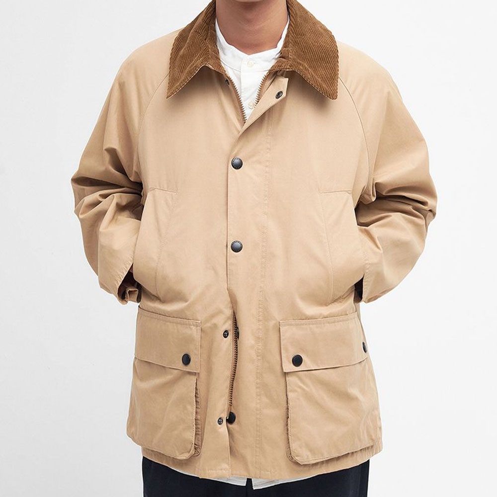 バブアー ビデイル ピーチスキン コットン ブルゾン オーバーサイズ