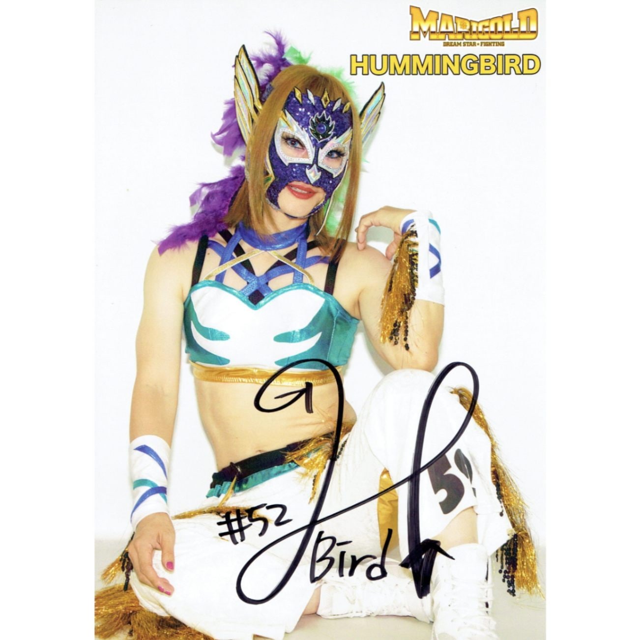 ハミングバード #52 マリーゴールド ポートレート 直筆サイン入り