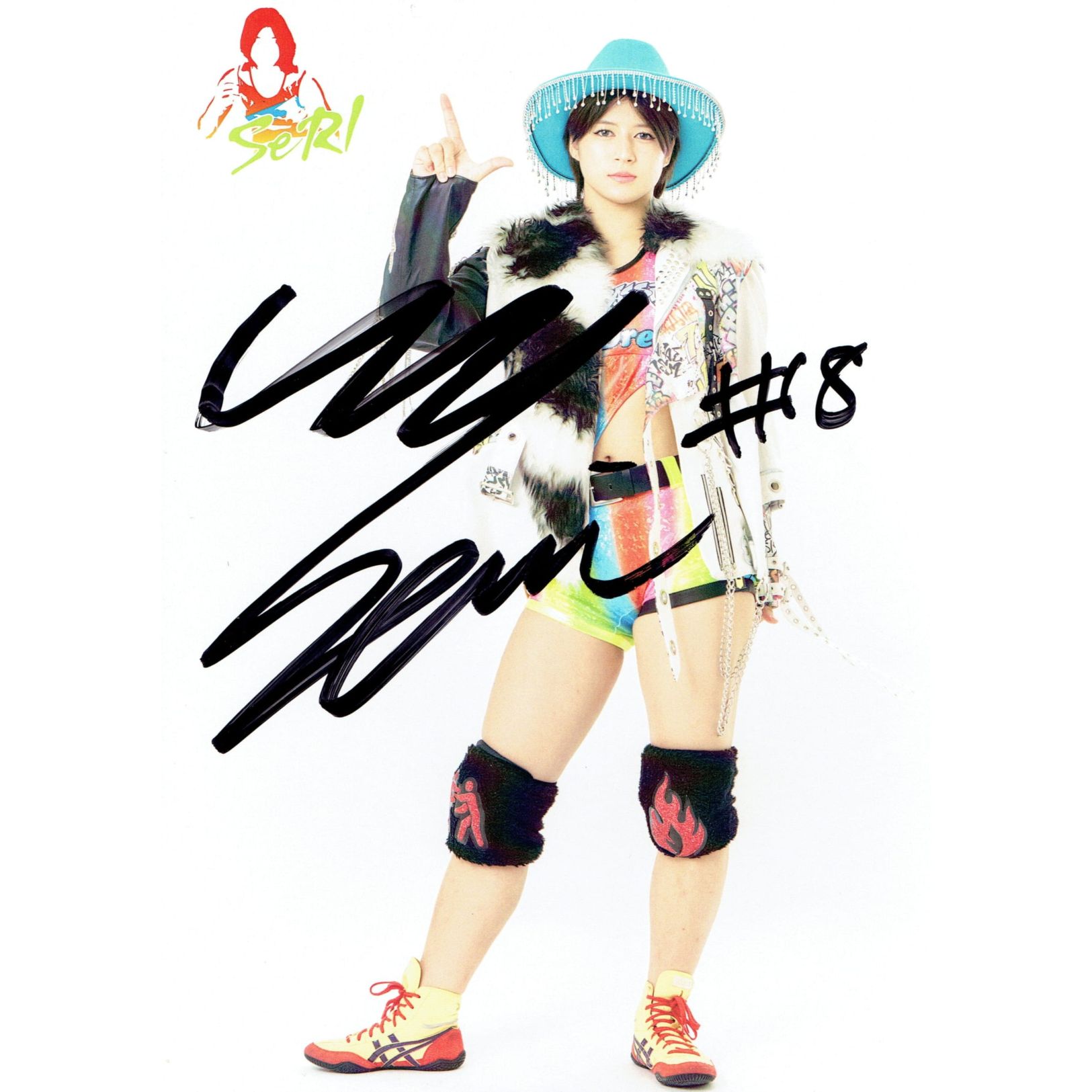 山岡聖怜 #18 マリーゴールド ポートレート 直筆サイン入り