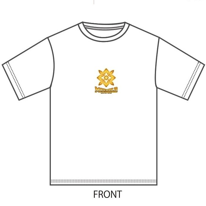 岩谷麻優 #219 マリーゴールド 背番号 Tシャツ 白 (L) | Tシャツ