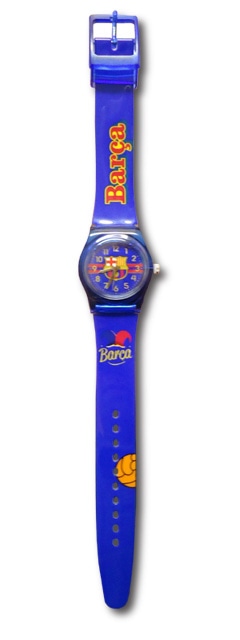 FCバルセロナ 子供用腕時計（プラスチック 青/7001096）