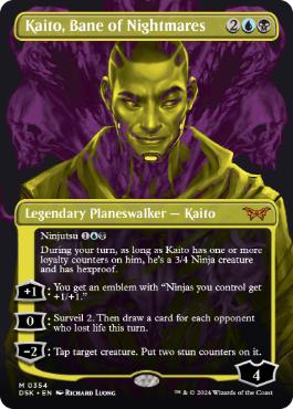 英】悪夢滅ぼし、魁渡/Kaito, Bane of Nightmares[No.354][多色MR