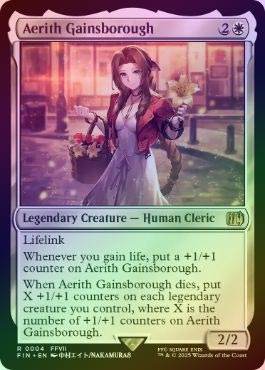 MTG エアリス・ゲインズブール CCF 通常 拡張 プロモ nonfoil MTG