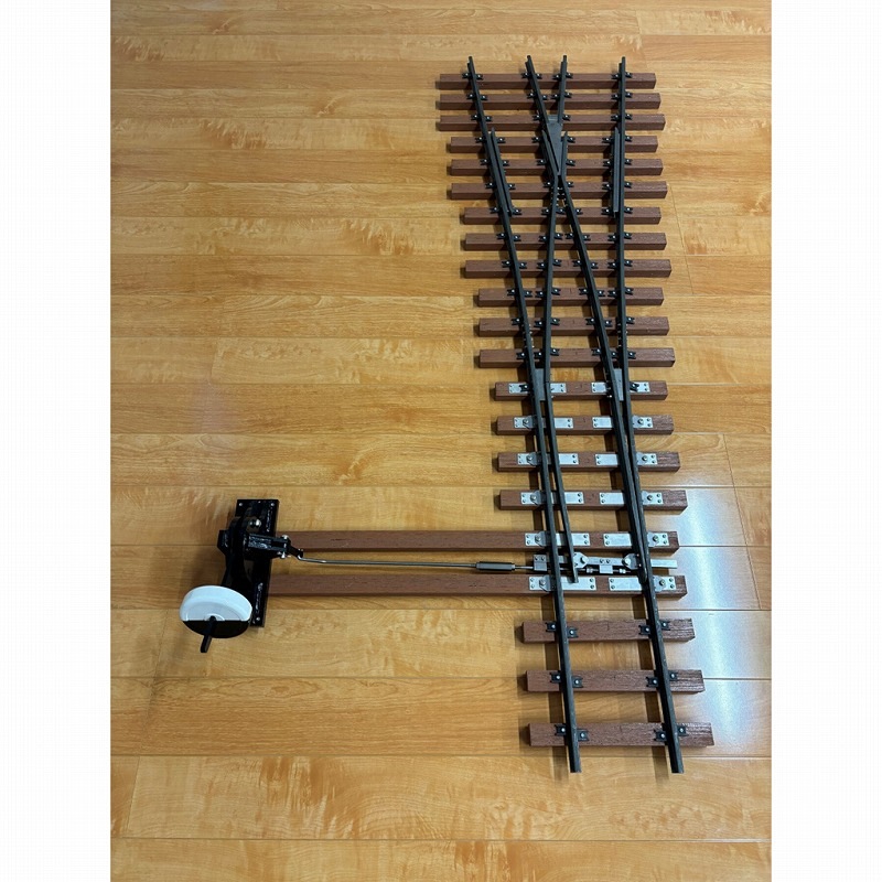 5インチゲージ用・ステンレス製特別ネームプレート付き「合成枕木製4番