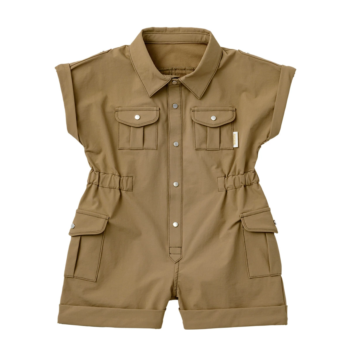 MARLMARL マールマール サファリ ジャンプスーツ (70-80cm) / ソイル