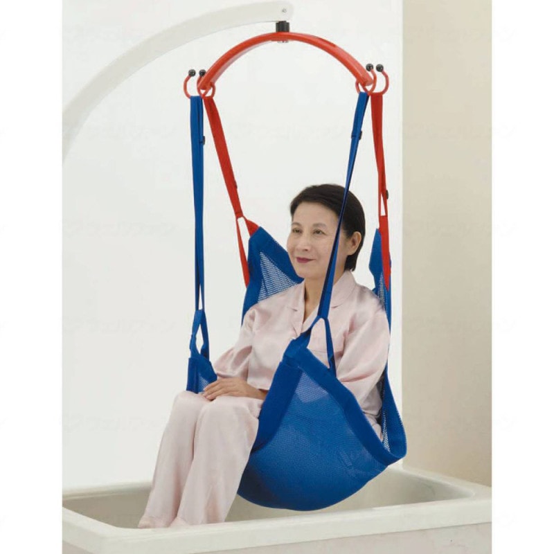 入浴用スリングシート パオ メッシュ ｜ 移動用リフトの釣り具の部分