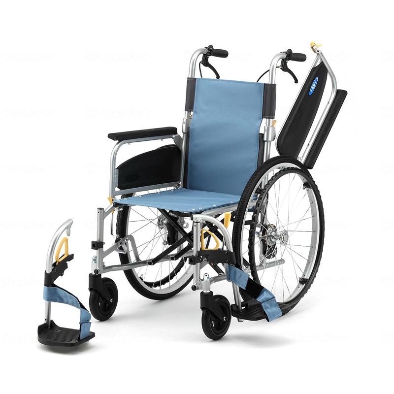 NEO-1βW 自走用車椅子 肘掛け跳上げ 足台スイングアウト ノーパンク