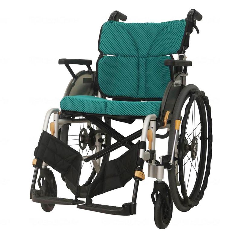 介助用車椅子KA816－40B－LO（低床）介助ブレーキ付・肘跳