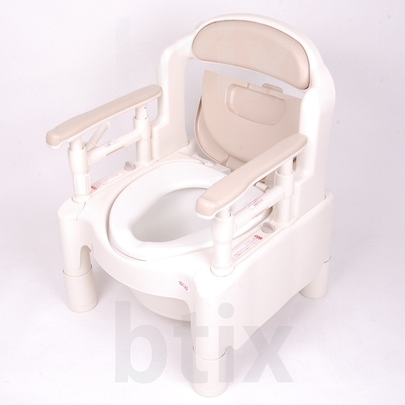 超売れ筋】安寿 ポータブルトイレFX－CP ちびくまくん（ノーマル