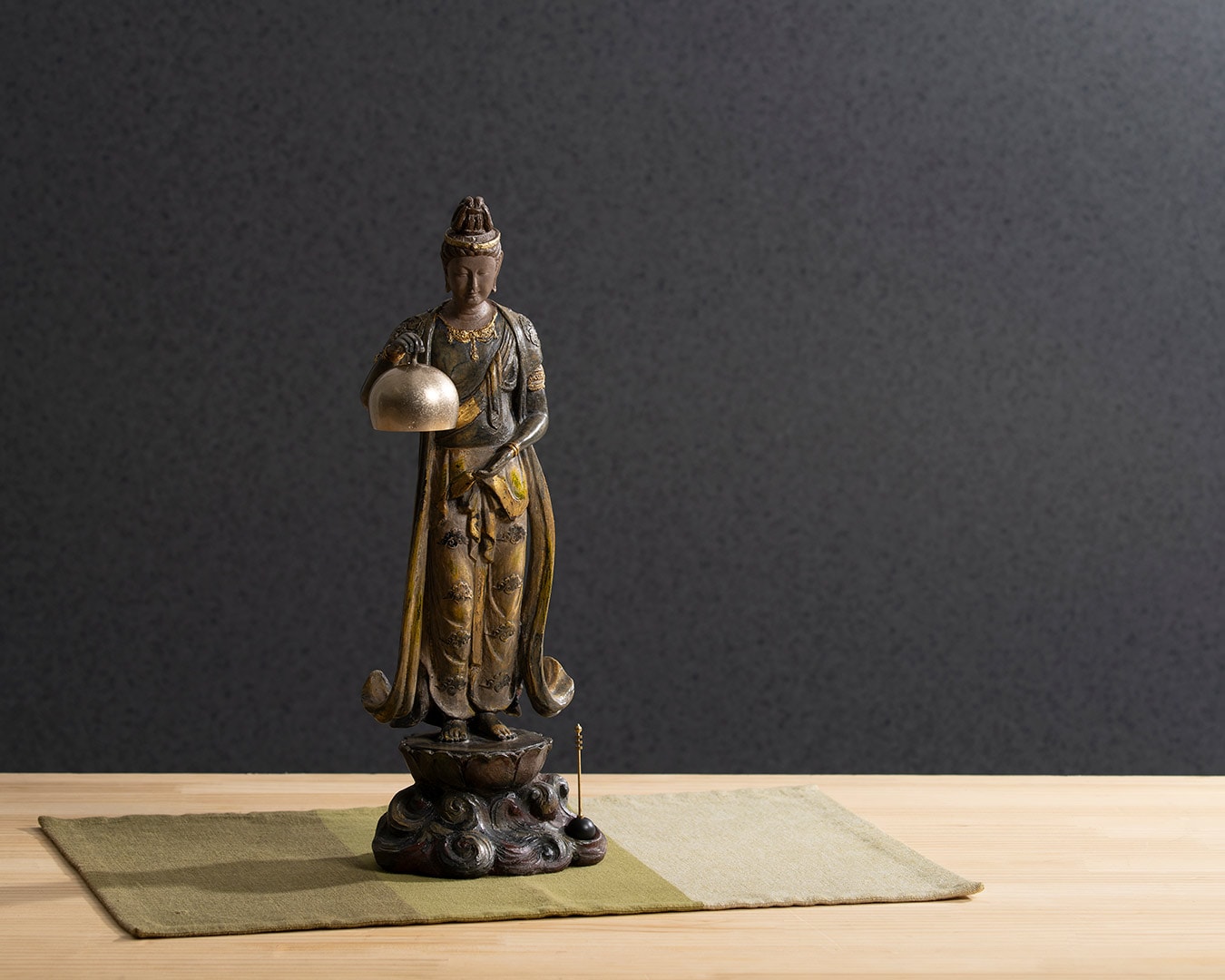 仏像】音声菩薩 天上の響き 喜多敏勝原型 | 日本の手技,高岡銅器の仏像